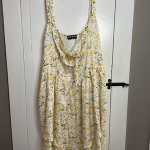 Scarlet Darkness Ditzy Floral Midi Sundress New With Tags Size 2XL